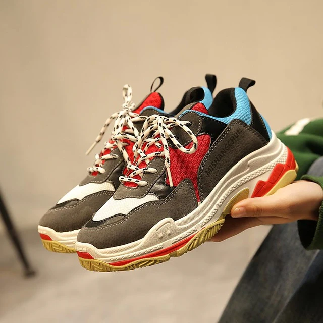 New breathable fashion tenis feminino lace-up women sneakers - Image 3